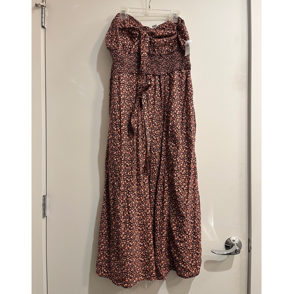 Mid Length Floral Halter Dress NWT